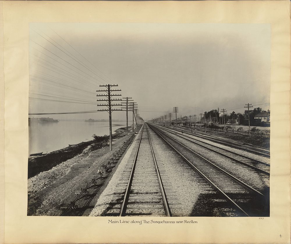 Main Line along the Susquehanna near Steelton by William H Rau