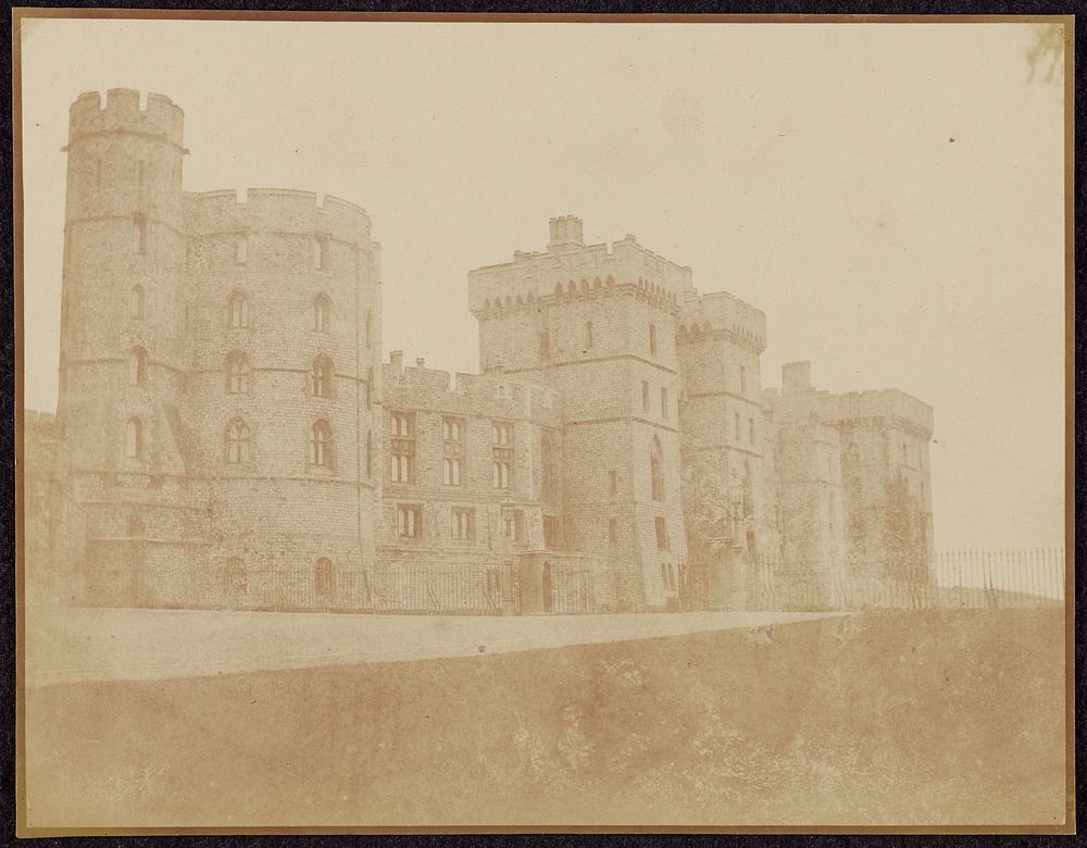 Windsor Castle, South Front by William Henry Fox Talbot