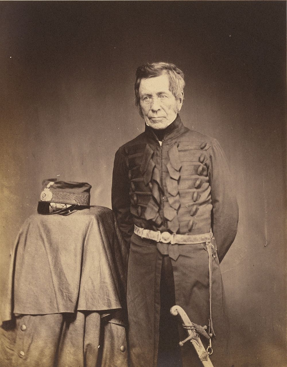 Lt. General Sir J. Burgoyne, G.C.B. by Roger Fenton
