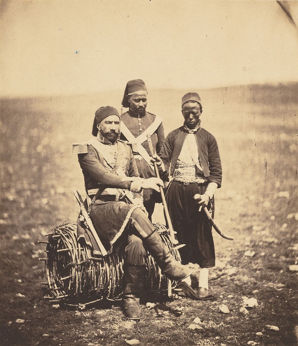 Ismail Pasha and Attendants by Roger Fenton