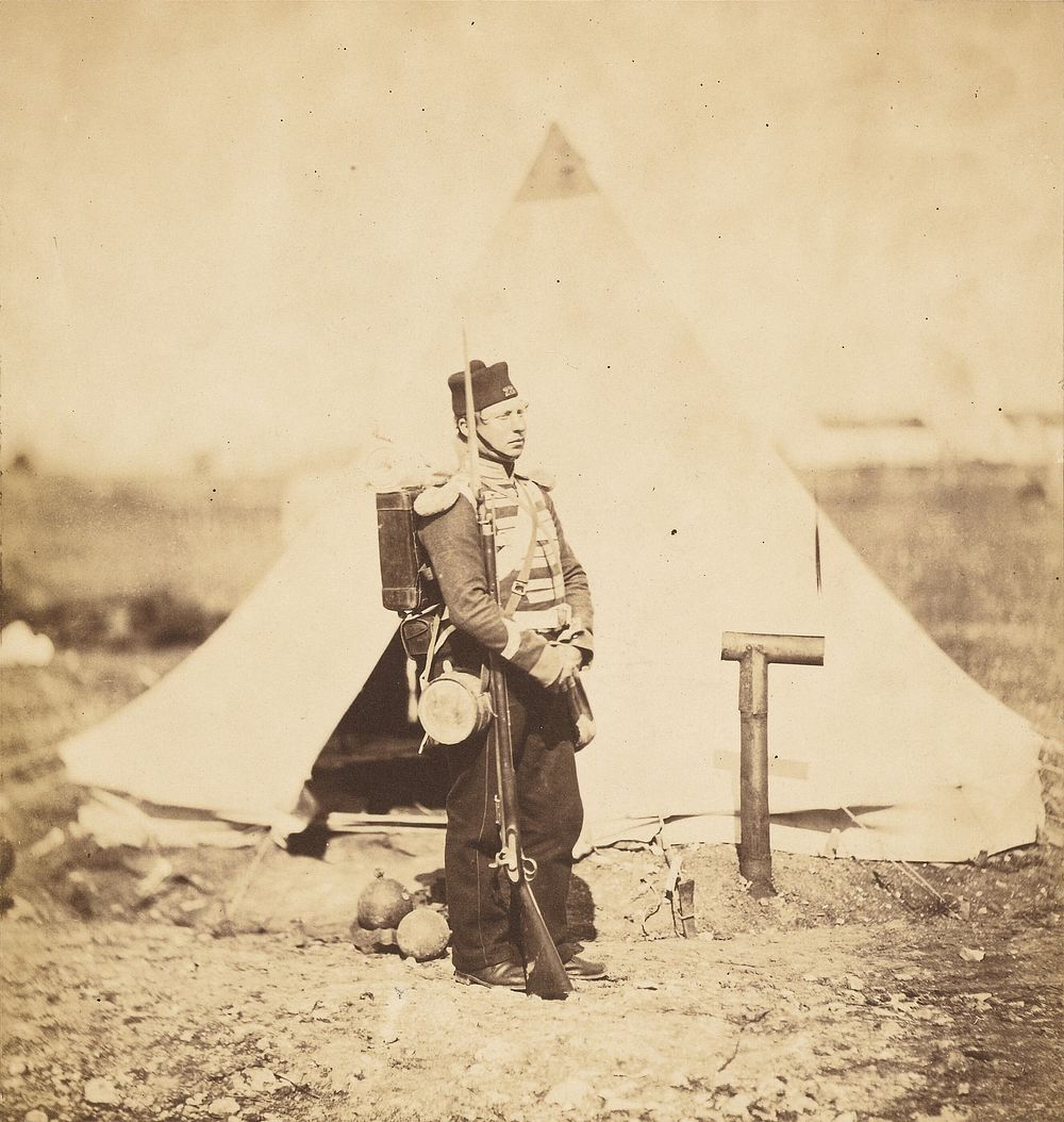Private in Full Marching Order by Roger Fenton