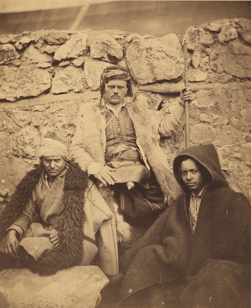 Group of Croat Chiefs. by Roger Fenton