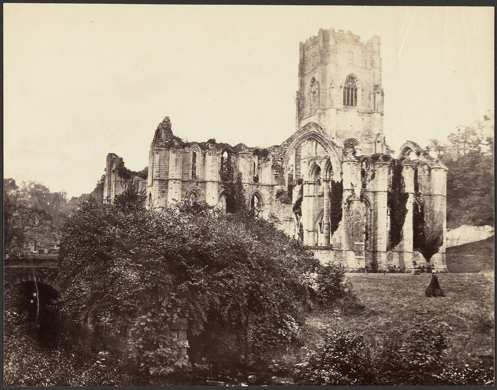 Fountains Abbey, from the Northeast by Henry Bedford Lemere