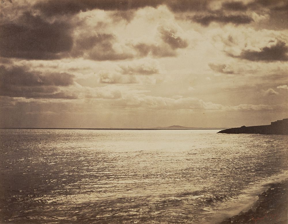 Mediterranean Sea, Sète, No. 18 by Gustave Le Gray