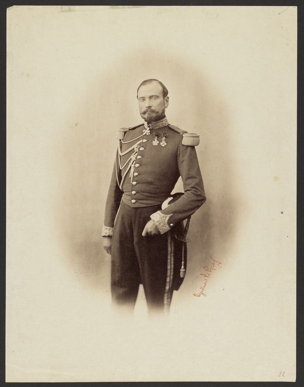 Colonel Lepic by Gustave Le Gray