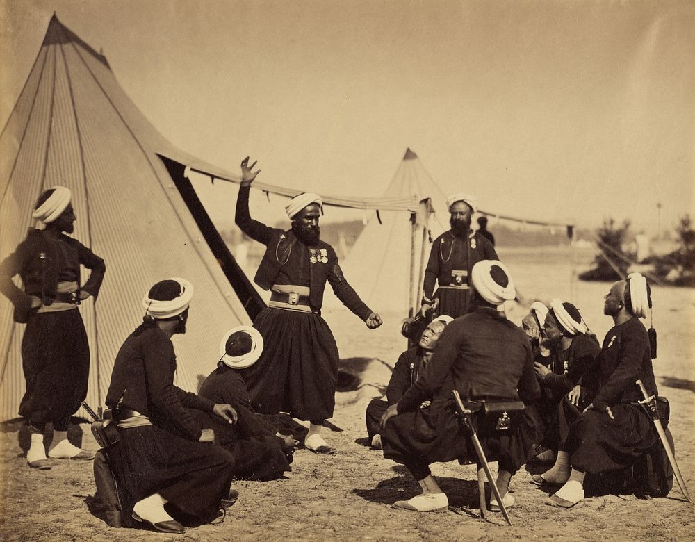 Zouave Storyteller by Gustave Le Gray