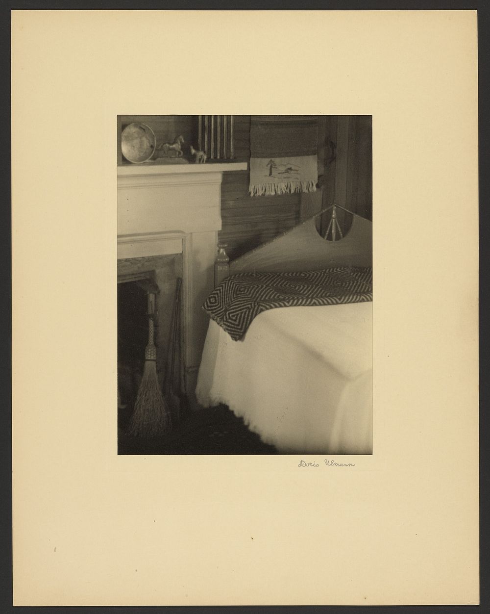 Interior of Olive Dame Campbell's House, Brasstown, North Carolina by Doris Ulmann