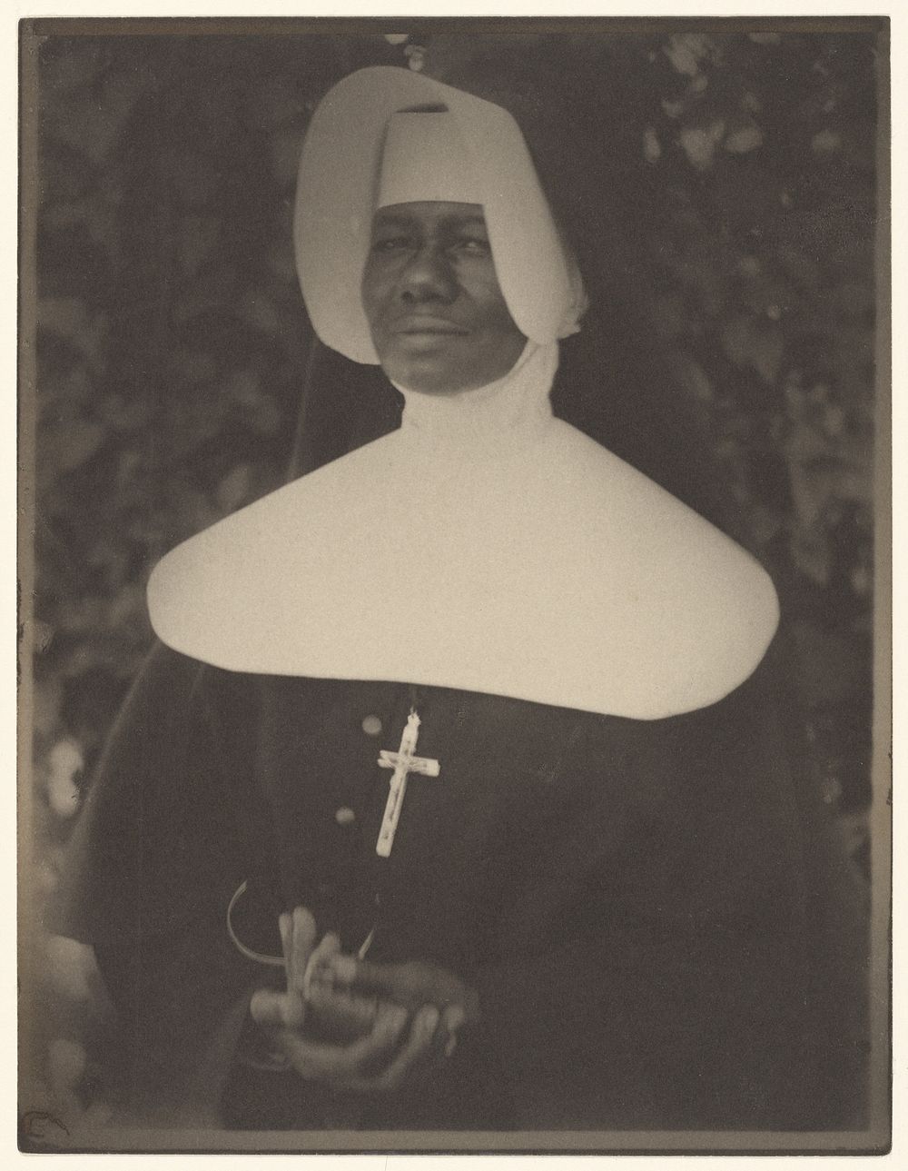 Sister Mary Paul Lewis, a Sister of the Order of the Holy Family, New Orleans by Doris Ulmann