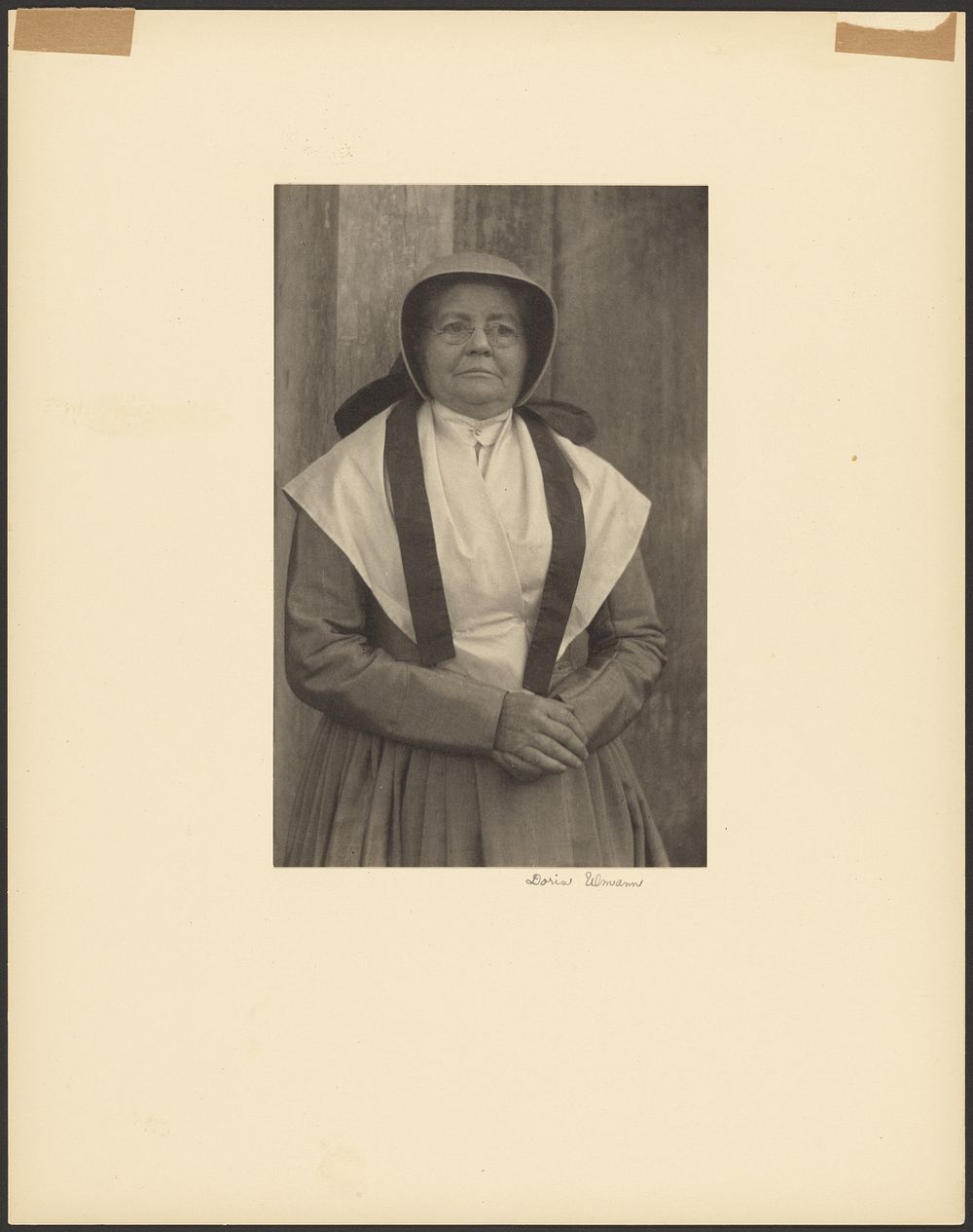 Sister Adelaide, Shaker Settlement, Mt. Lebanon, New York by Doris Ulmann