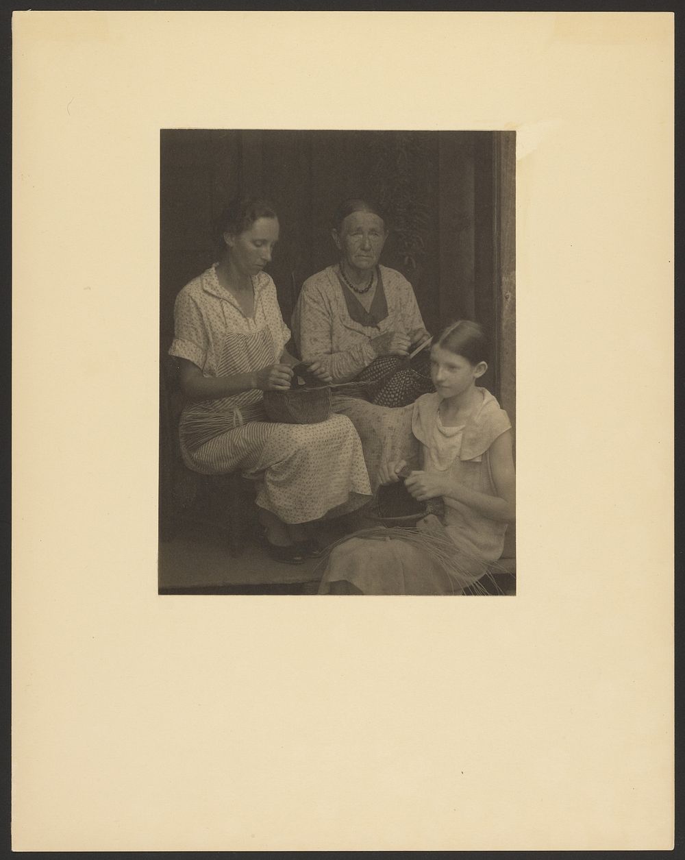 Aunt Cord Ritchie and Family, Hindman, Kentucky by Doris Ulmann