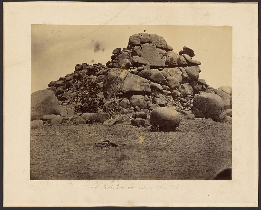 Skull Rock, Dale Creek Cannon, Mining Dist. [Wyoming]. by A J Russell