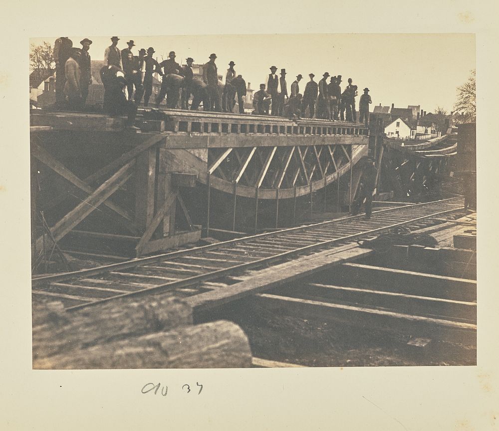 Truss Experiment, Loading Bridge No. 36 by A J Russell