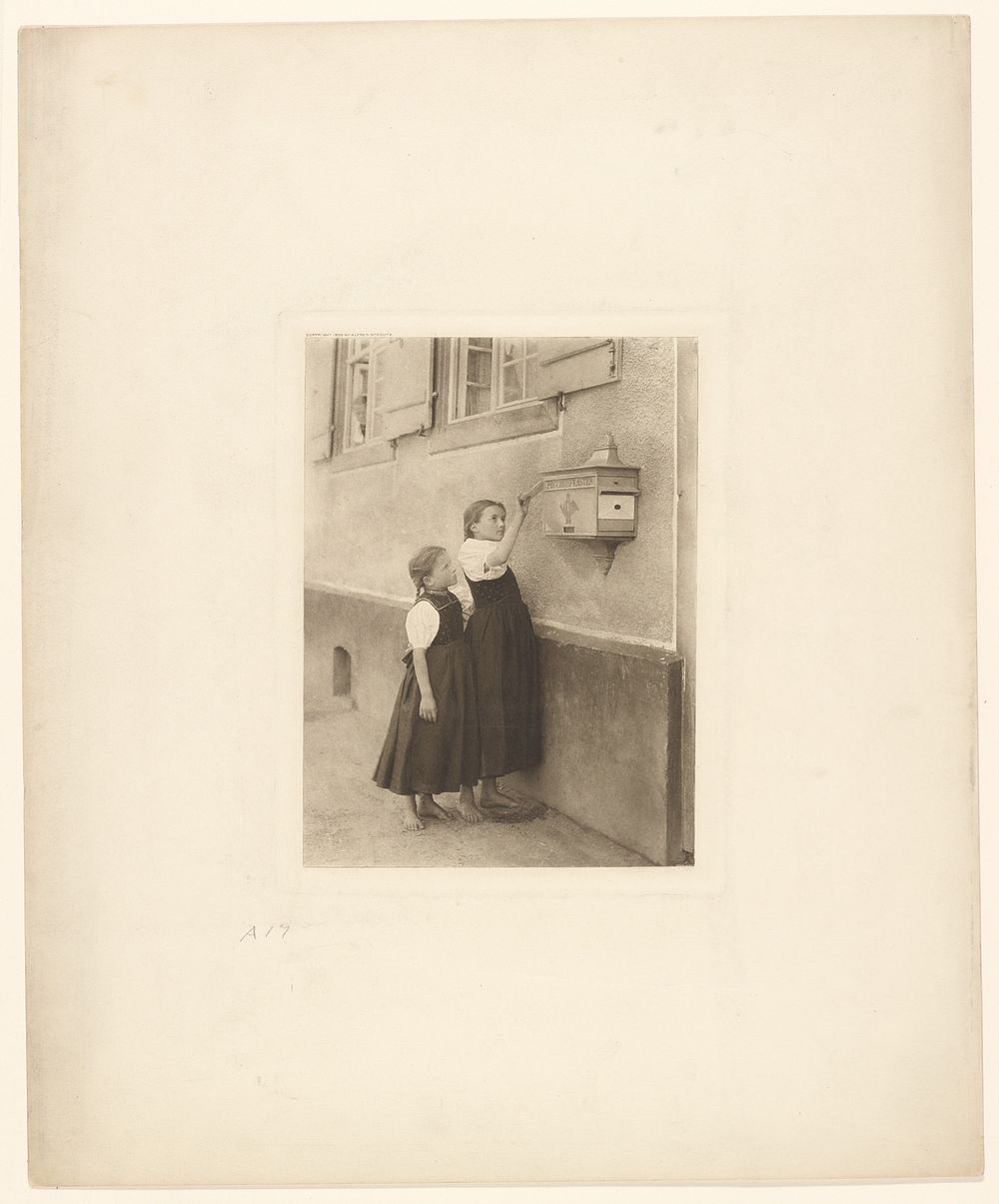 The Letter Box by Alfred Stieglitz
