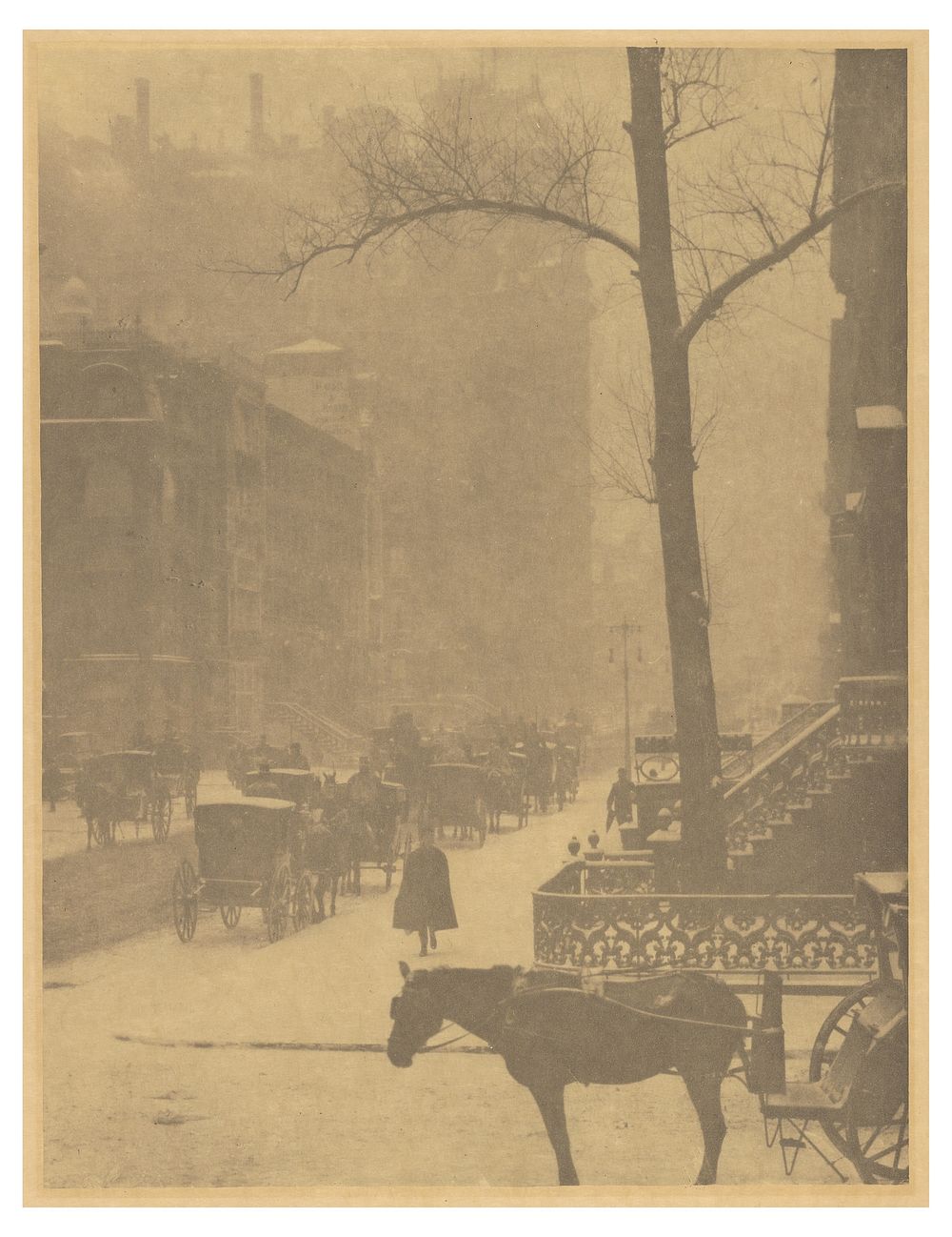 The Street - Design for a Poster by Alfred Stieglitz