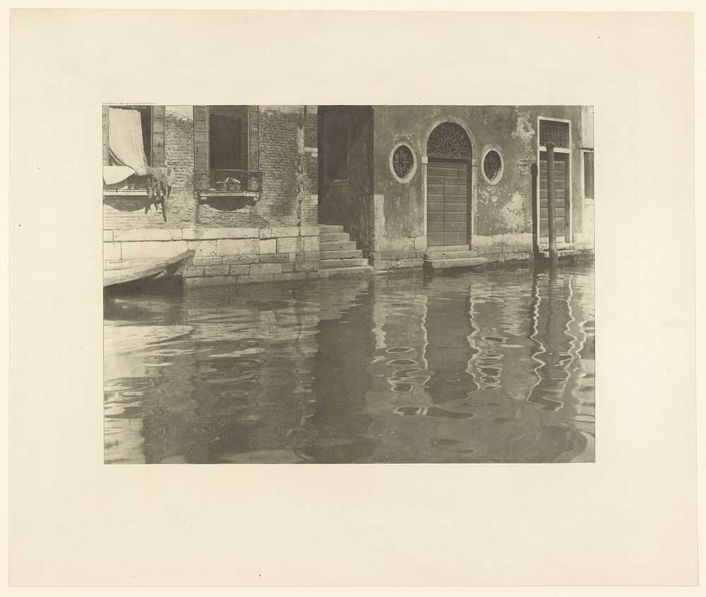 Reflections - Venice by Alfred Stieglitz