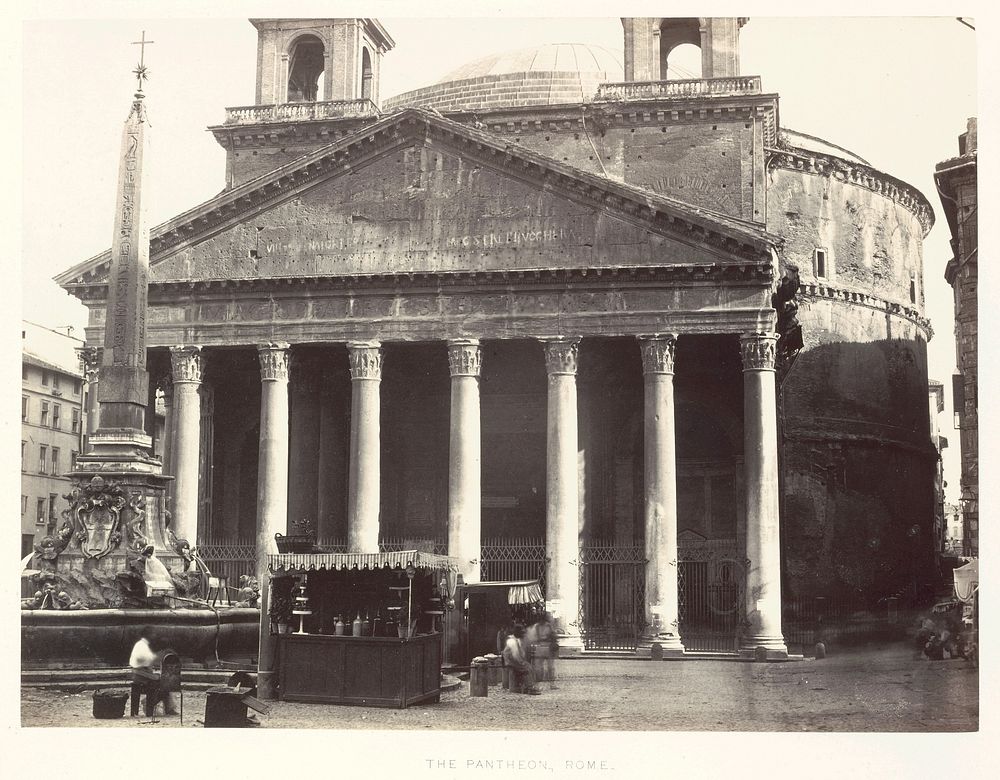 The Pantheon, Rome. by Giorgio Sommer