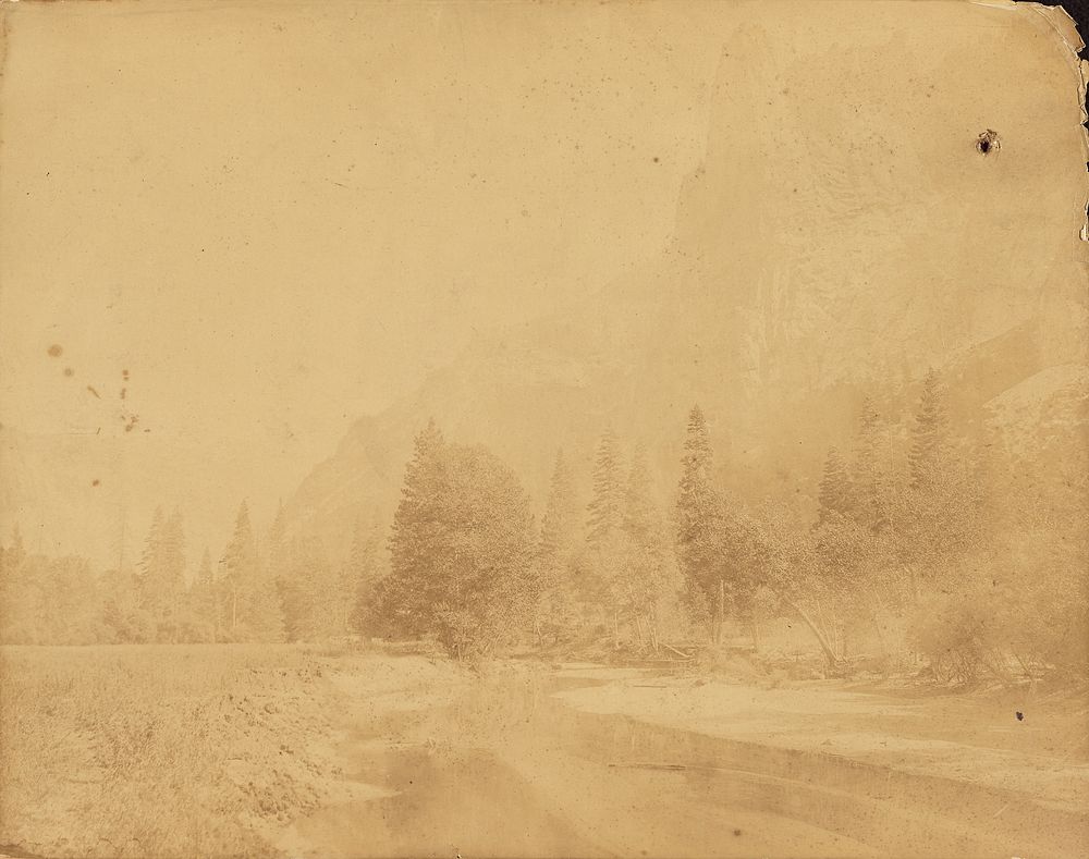 Valley of the Yosemite.  From Sandy Flat. by Eadweard J Muybridge