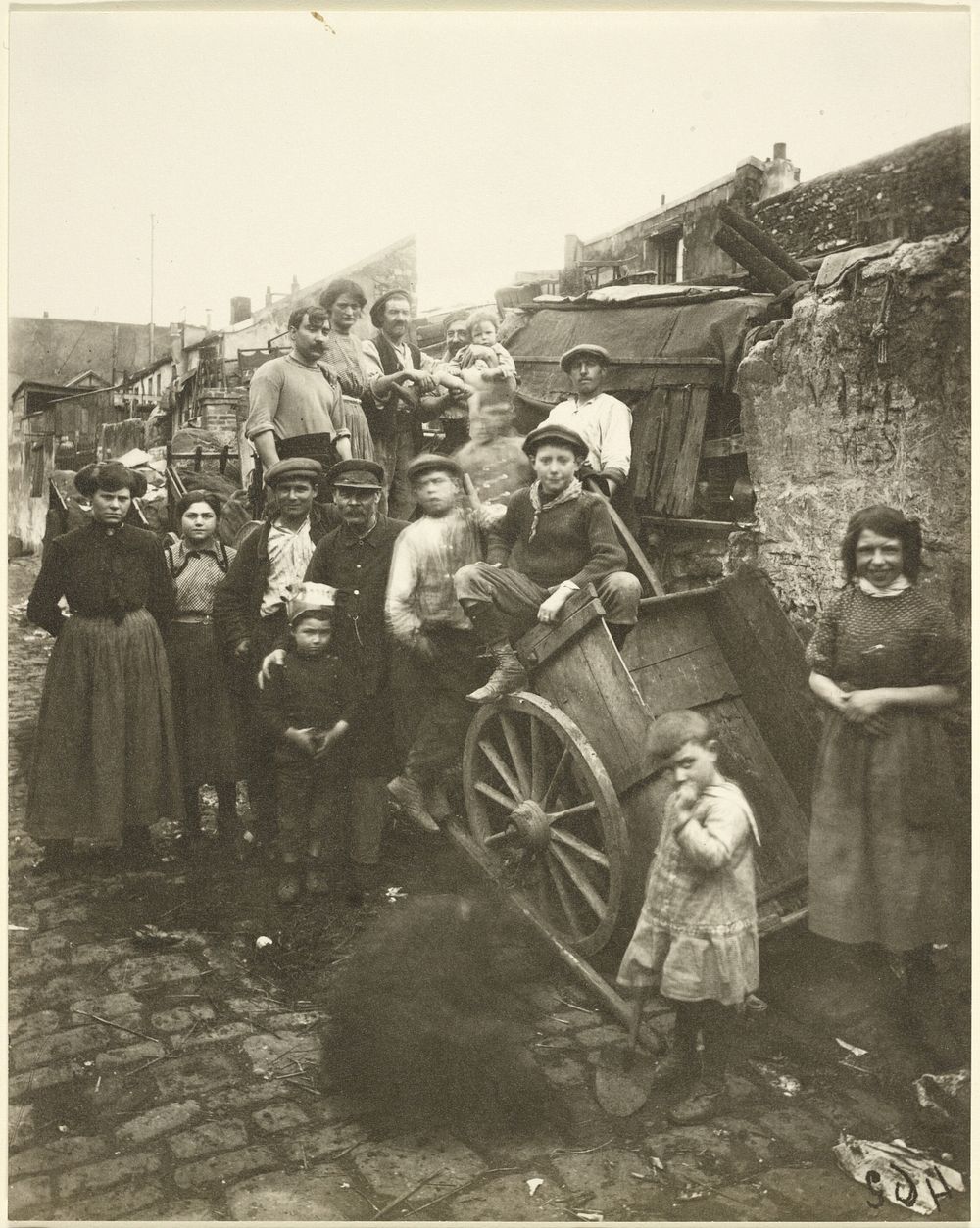 Ragpickers' Camp by Eugène Atget and Berenice Abbott