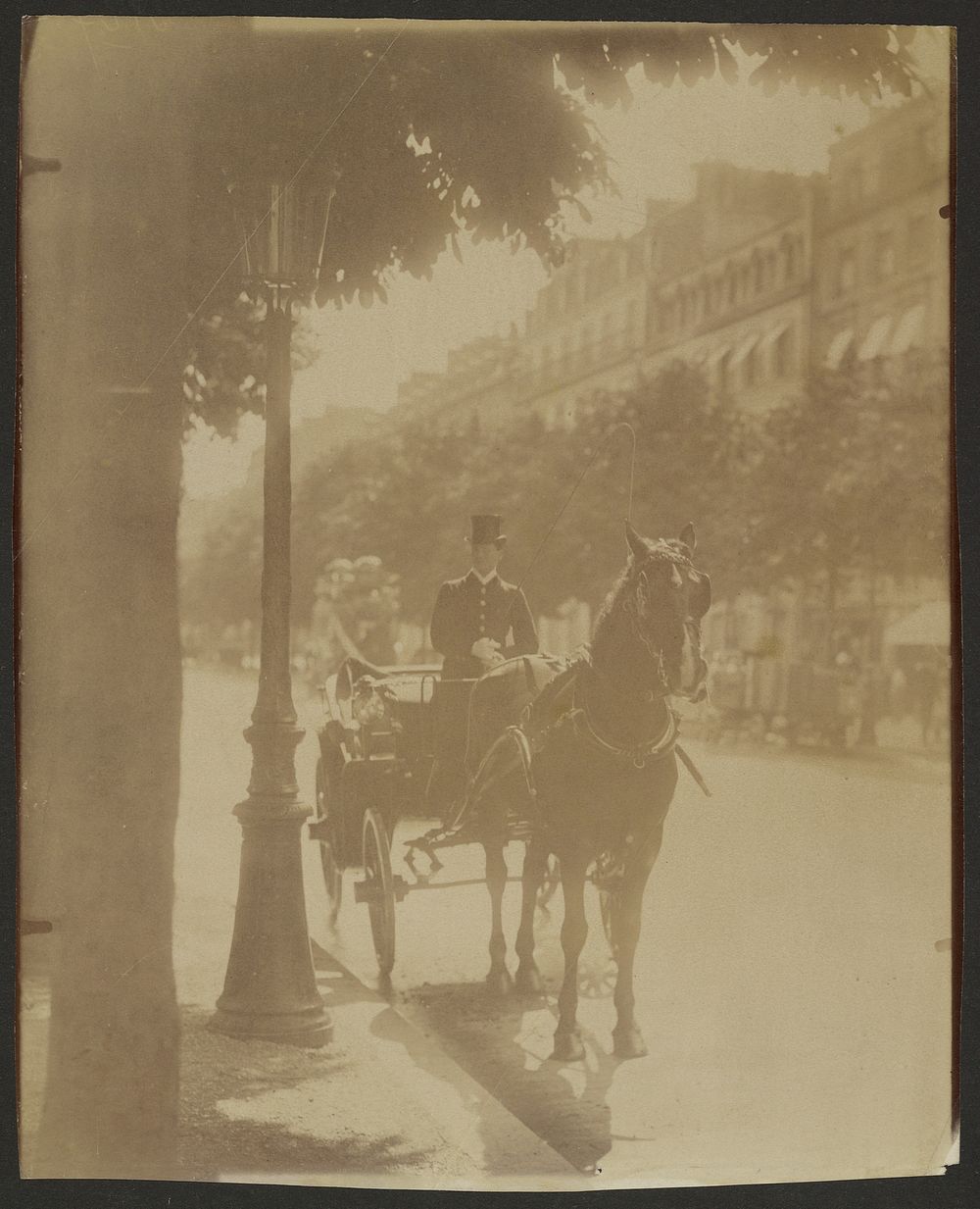 Waiting Carriage by Eugène Atget