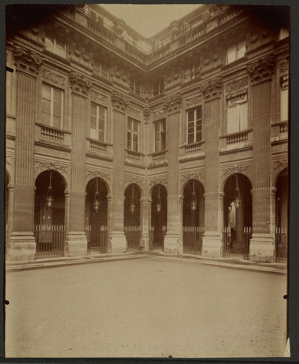 Palais-Royal by Eugène Atget
