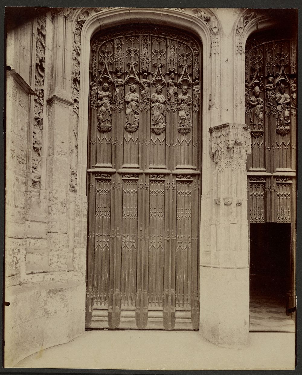 Beauvais, Porte Cathédrale by Eugène Atget