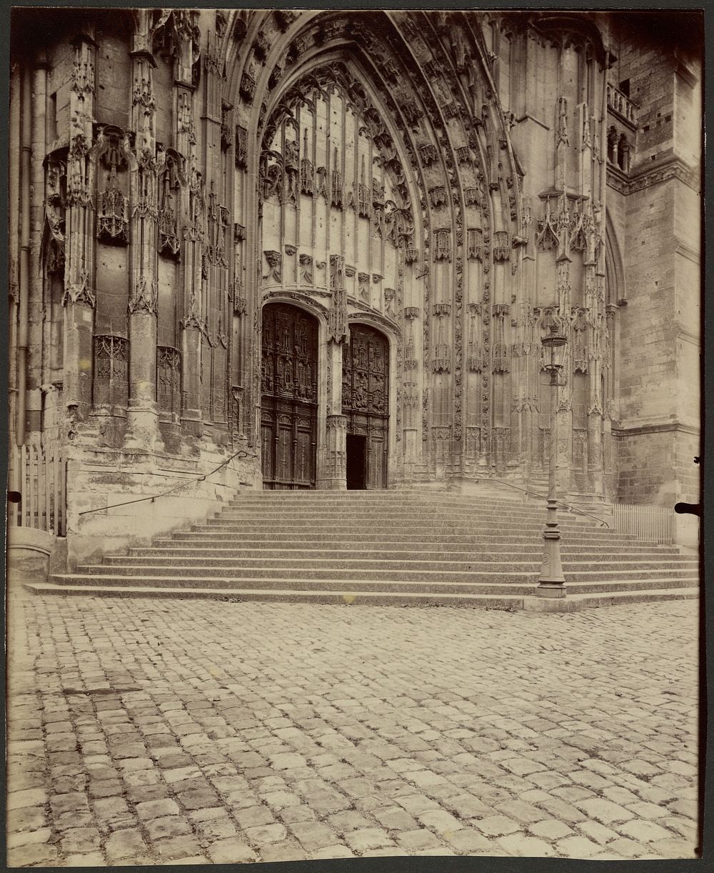 Beauvais, Porte Cathédrale by Eugène Atget