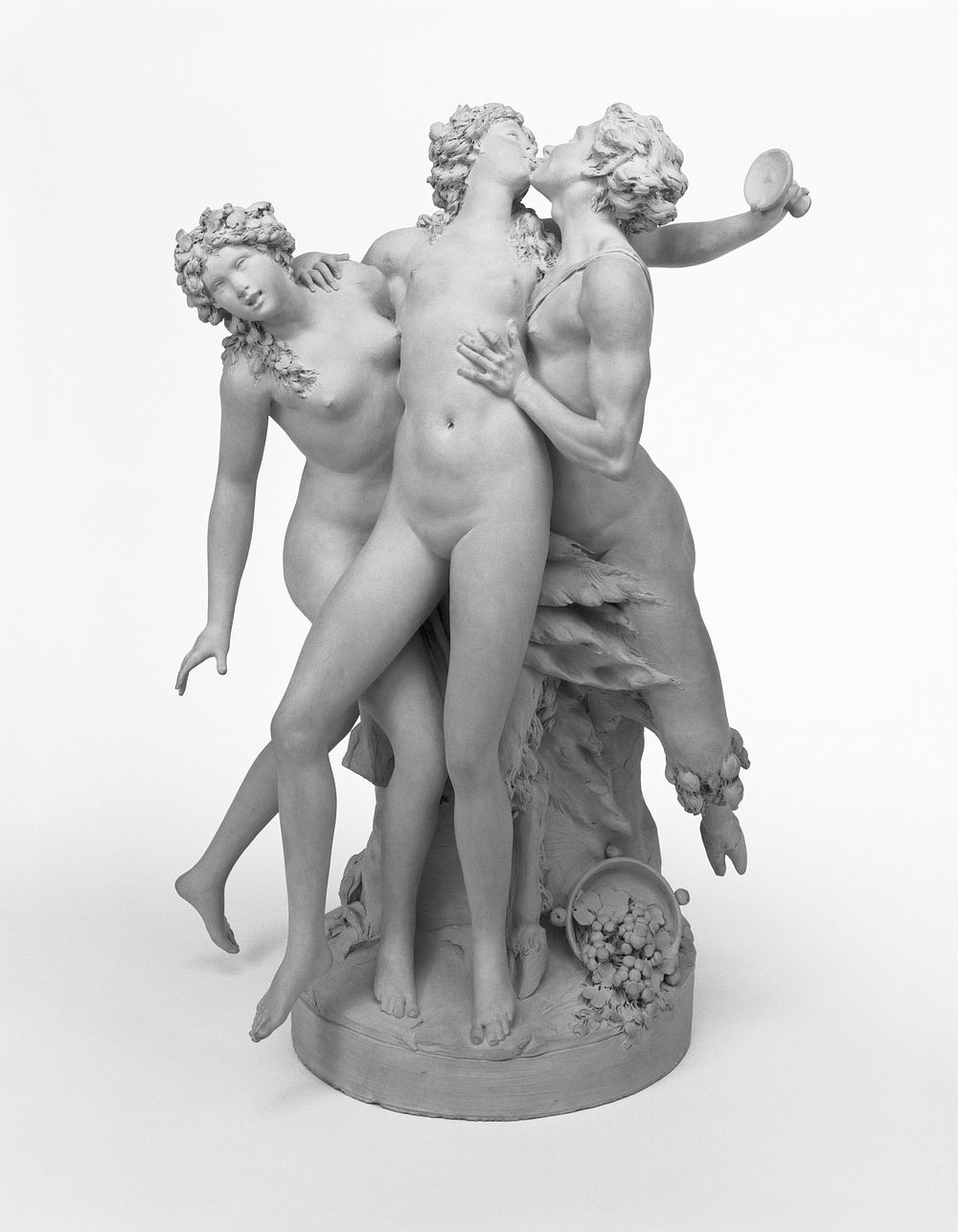 Satyr with Two Bacchantes by Clodion Claude Michel