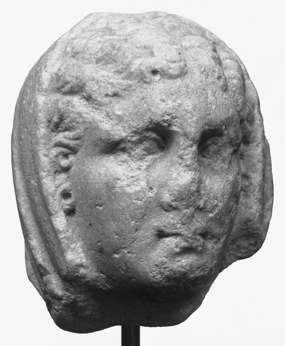 Head of a Woman from a Funerary Monument