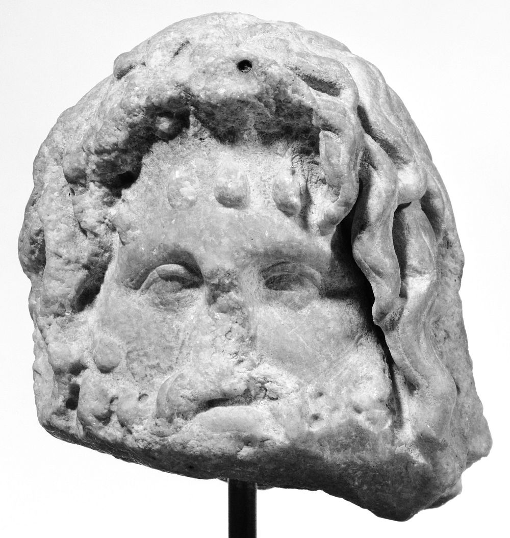 Fragmentary Small Head of Serapis