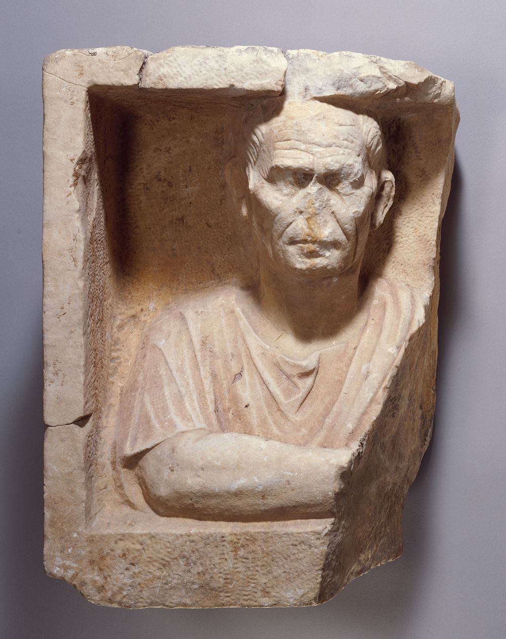 Fragment of a Roman Funerary Relief