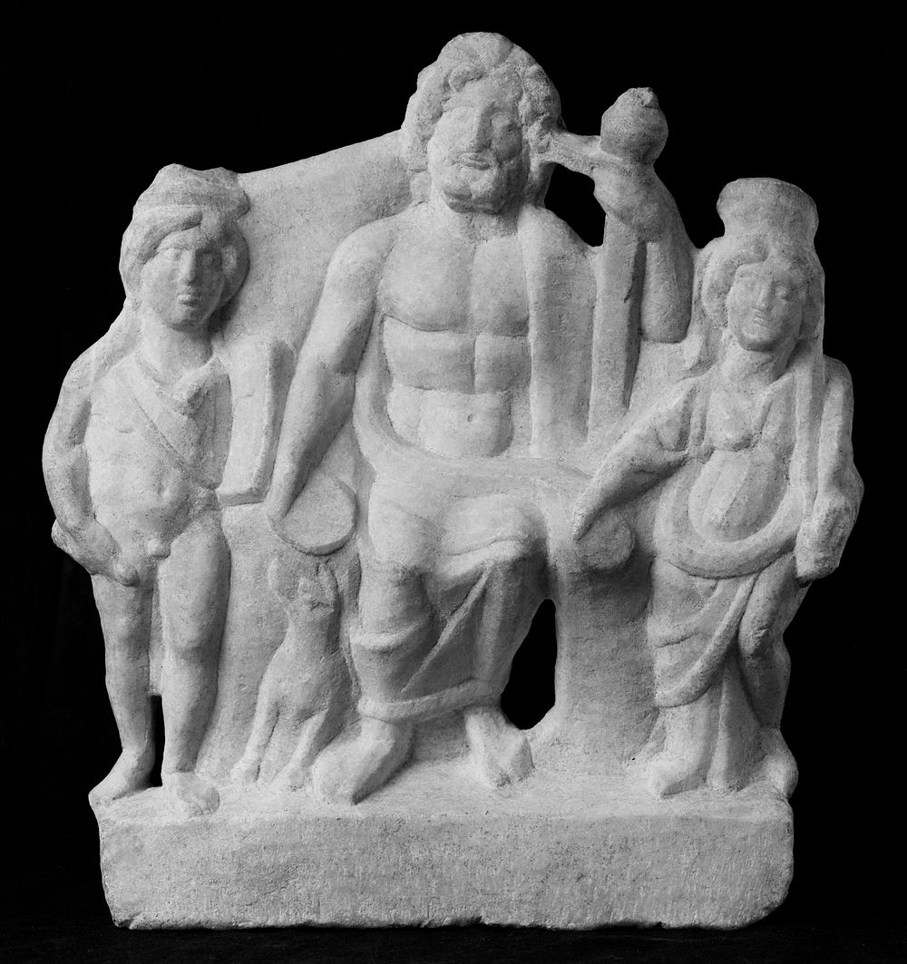 Votive Relief with Zeus, Apollo, and Hera-Tyche