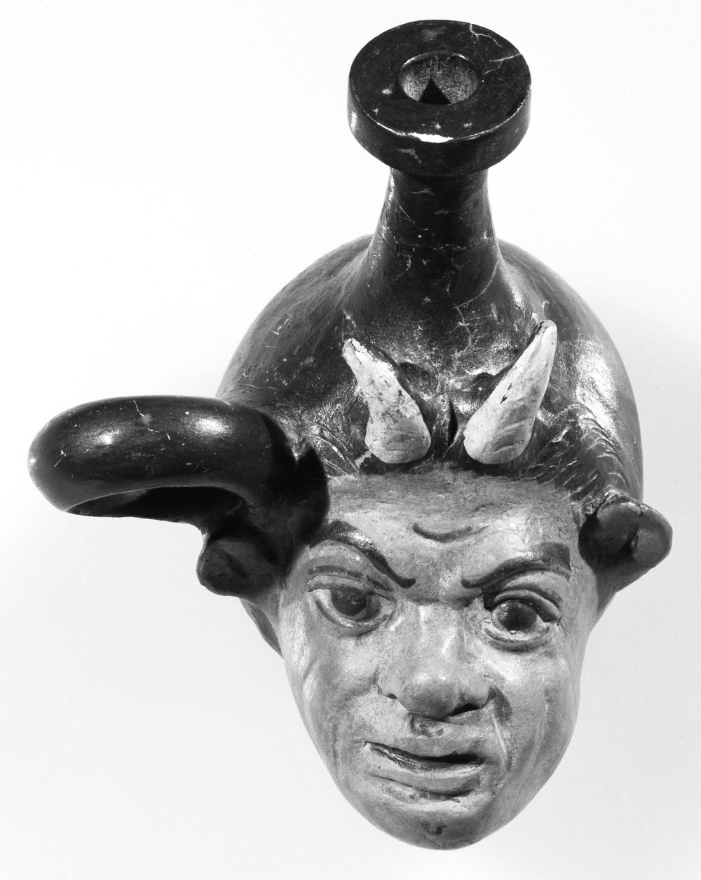 Guttus in the form of a Satyr's Head