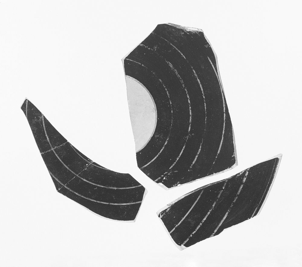 Attic Black-Figure Cup Fragment by Wraith Painter