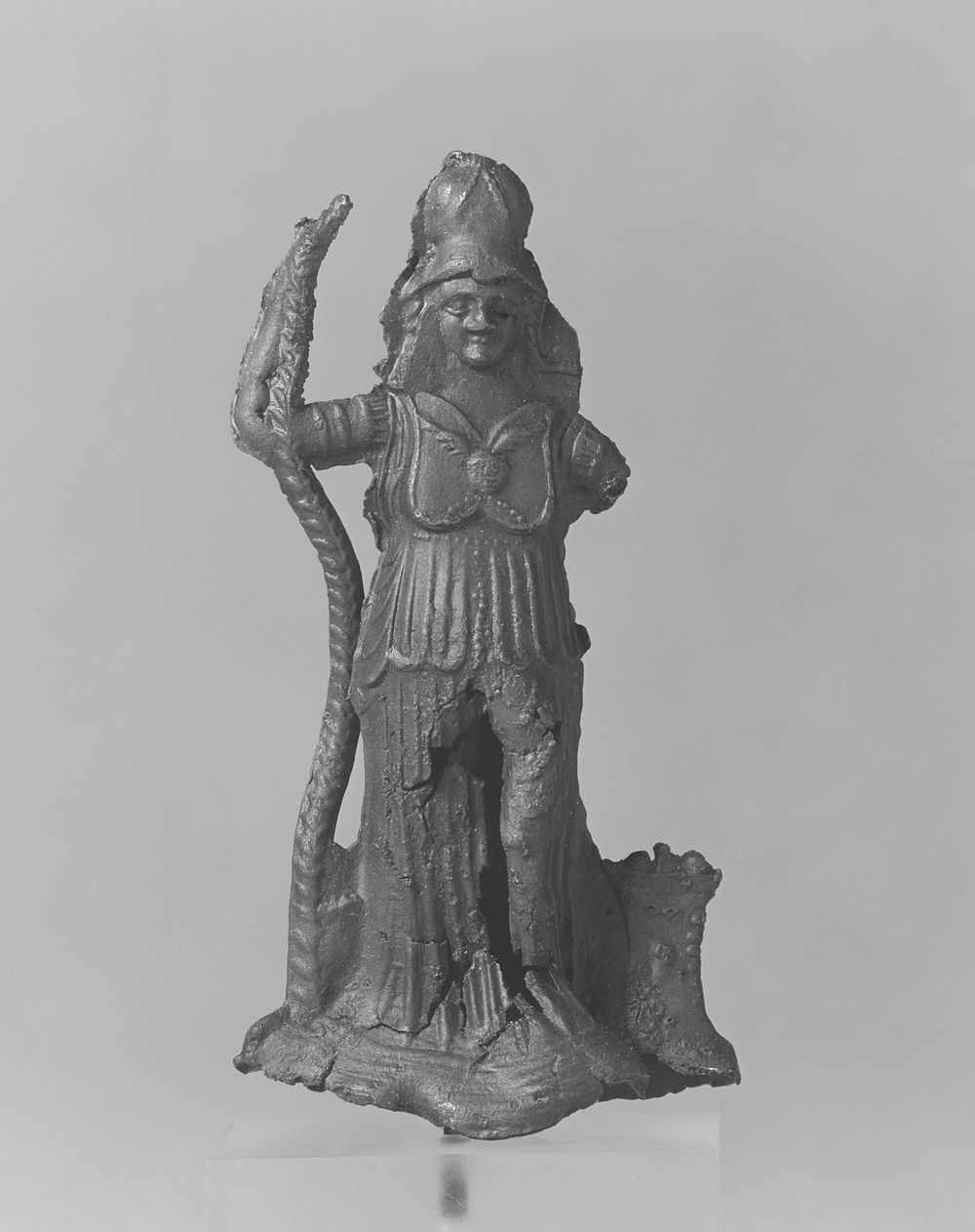 Statuette of Athena Wearing a Helmet