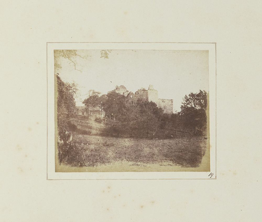 The same seen from the other side [Doune Castle] by William Henry Fox Talbot