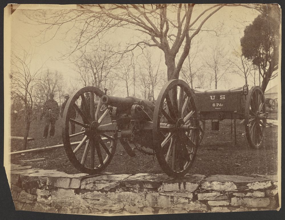 Small Mobile Cannon on Wheels by Timothy H O Sullivan