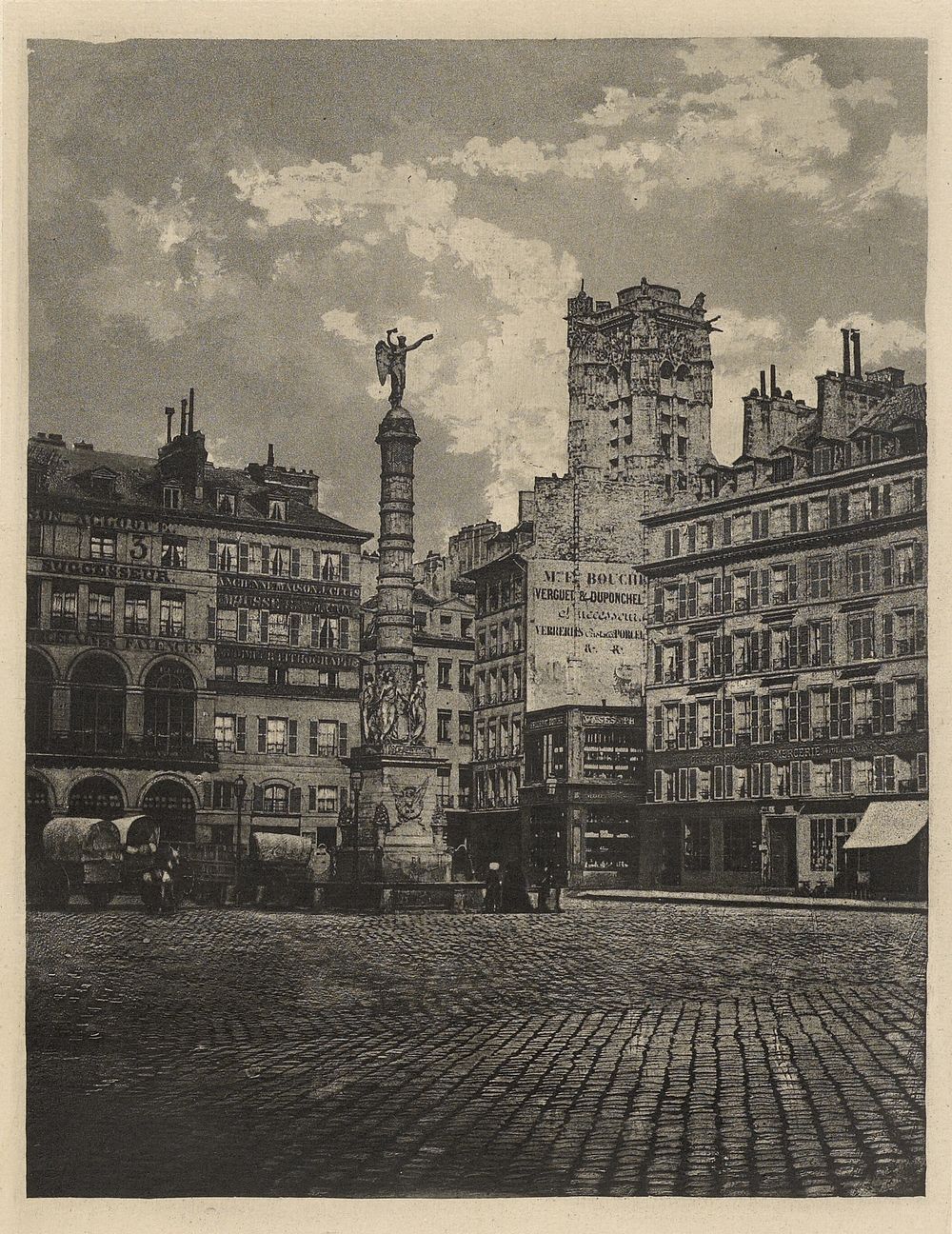 Place du Châtelet, Paris by Charles Nègre