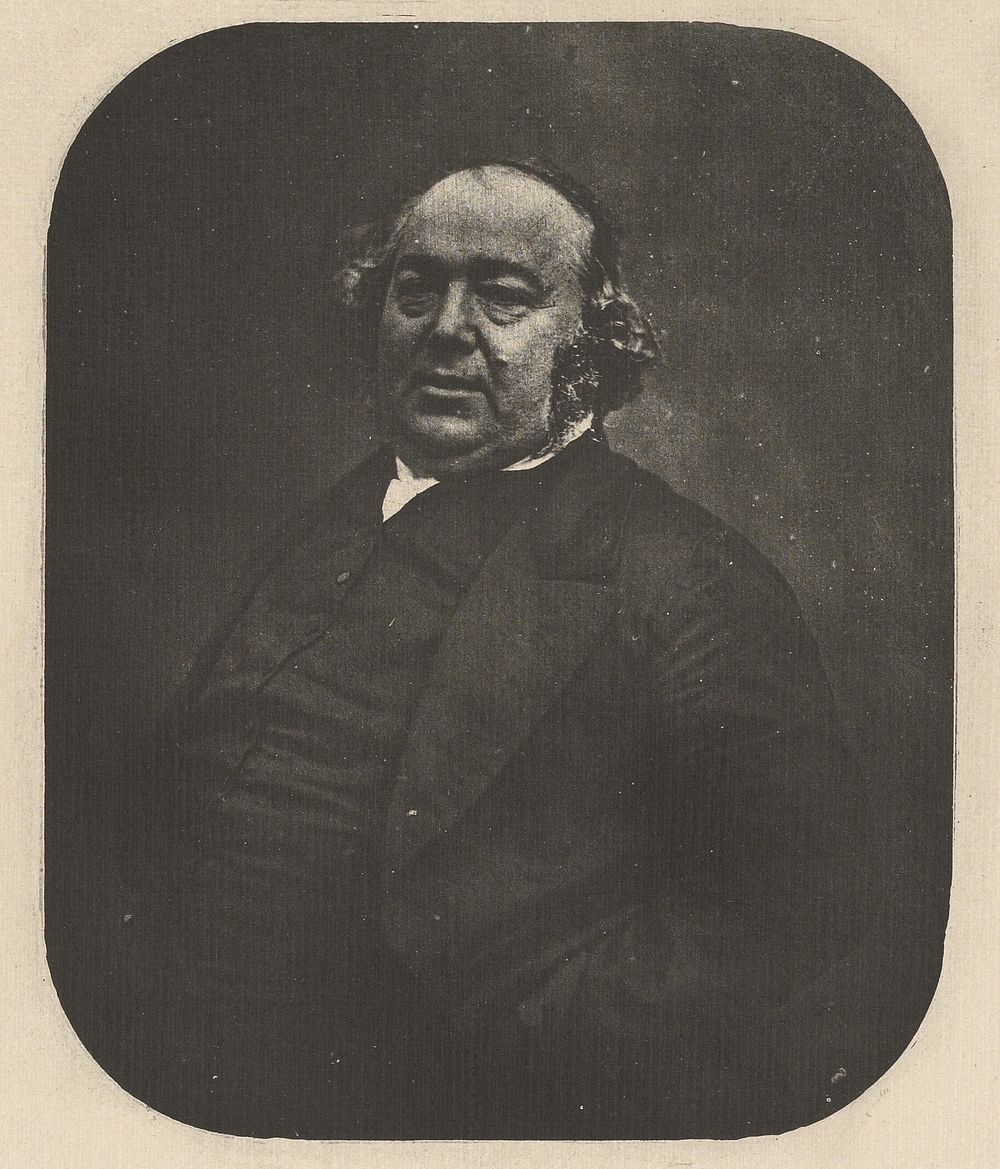 Portrait of Jules Janin after Nadar by Charles Nègre