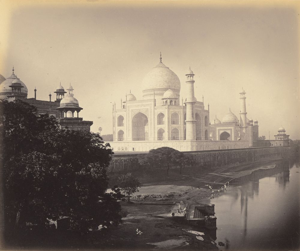 The Taj Mahal, Agra, India by John Edward Saché