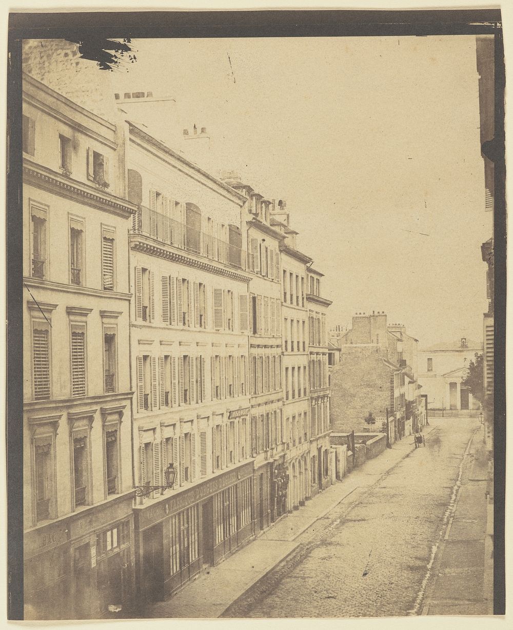 Rue des Batignolles by Hippolyte Bayard