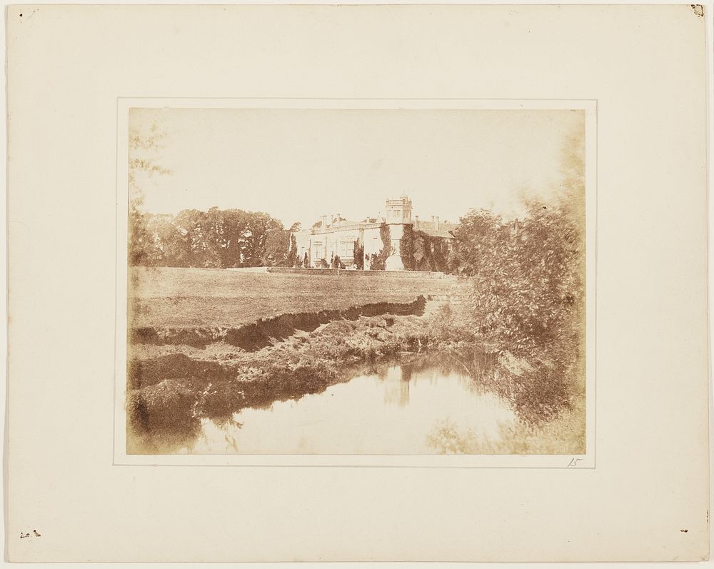 [Lacock Abbey at Wiltshire]. by William Henry Fox Talbot