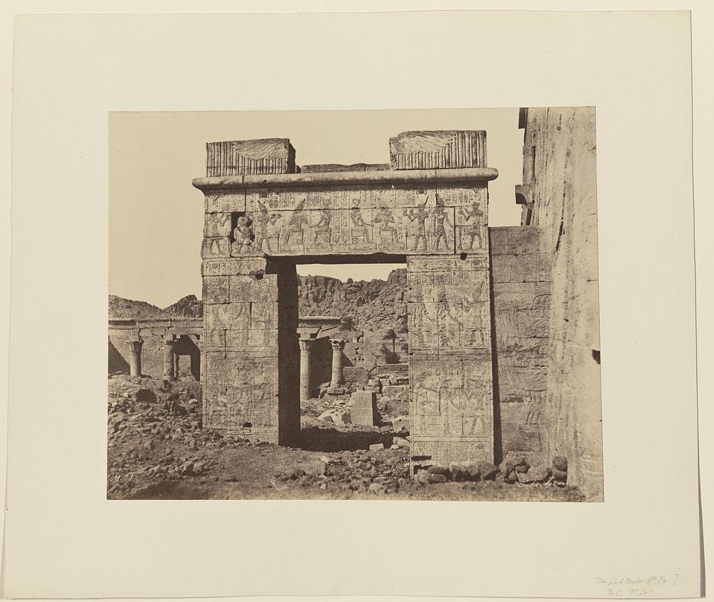 The Gate of Ptolemy II and the Temple of Isis, Philae by John Beasley Greene