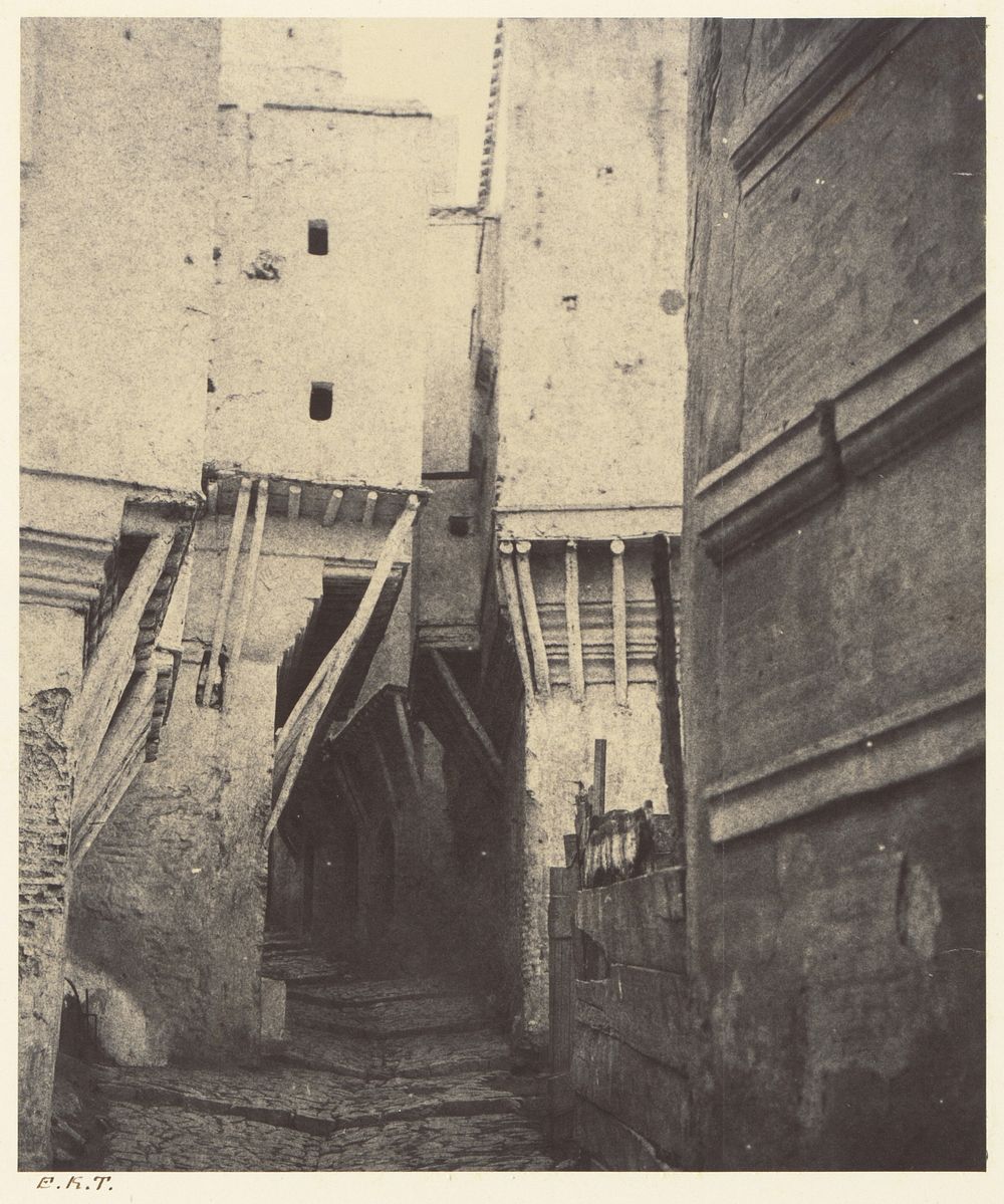 Rue de la Porte Neuve. Alger by Edward King Tenison