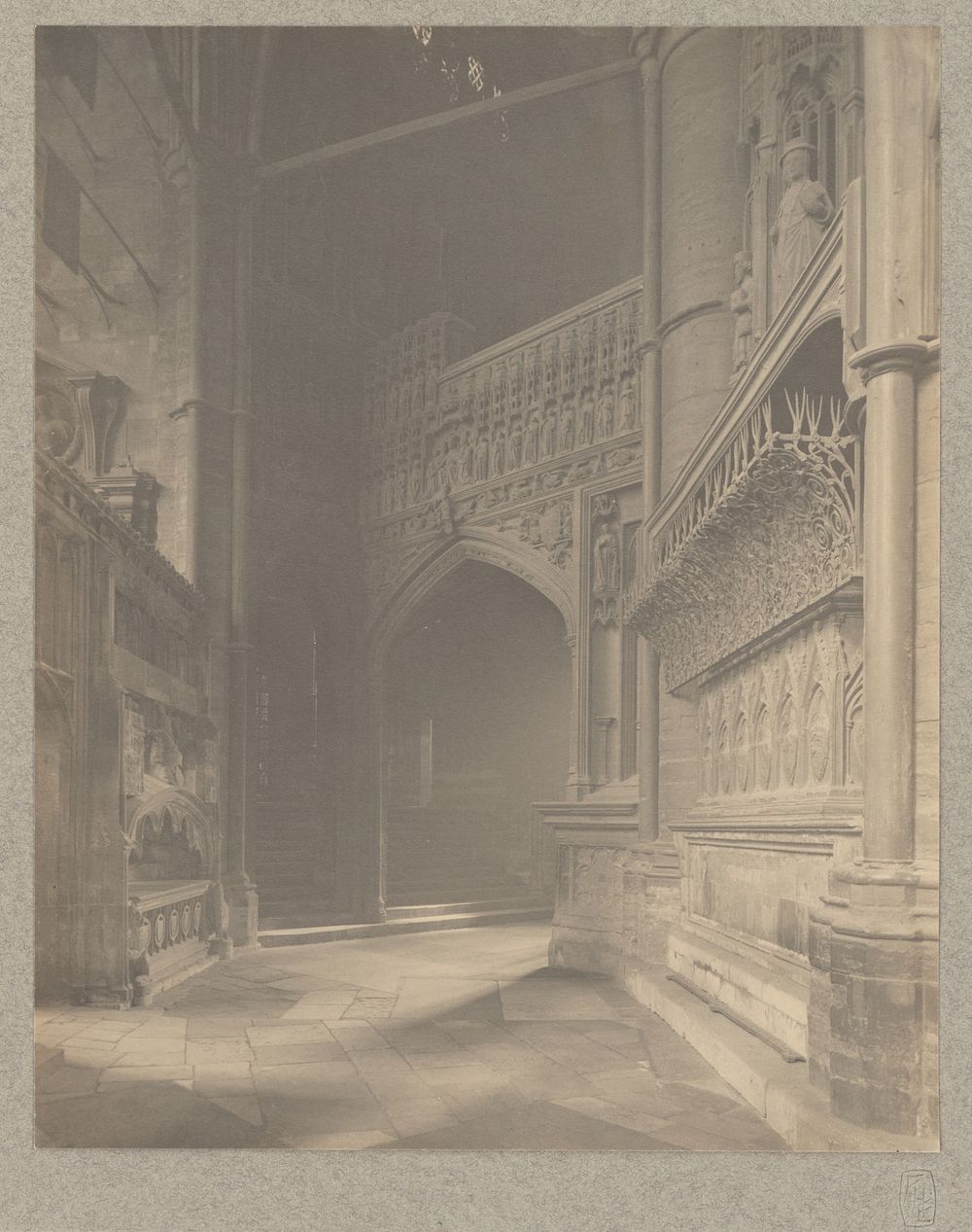 Westminster Abbey, North Ambulatory by Frederick H Evans
