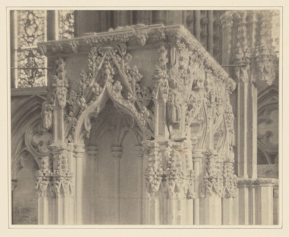 Lincoln Cathedral, Detail of Portable Shrine by Frederick H Evans