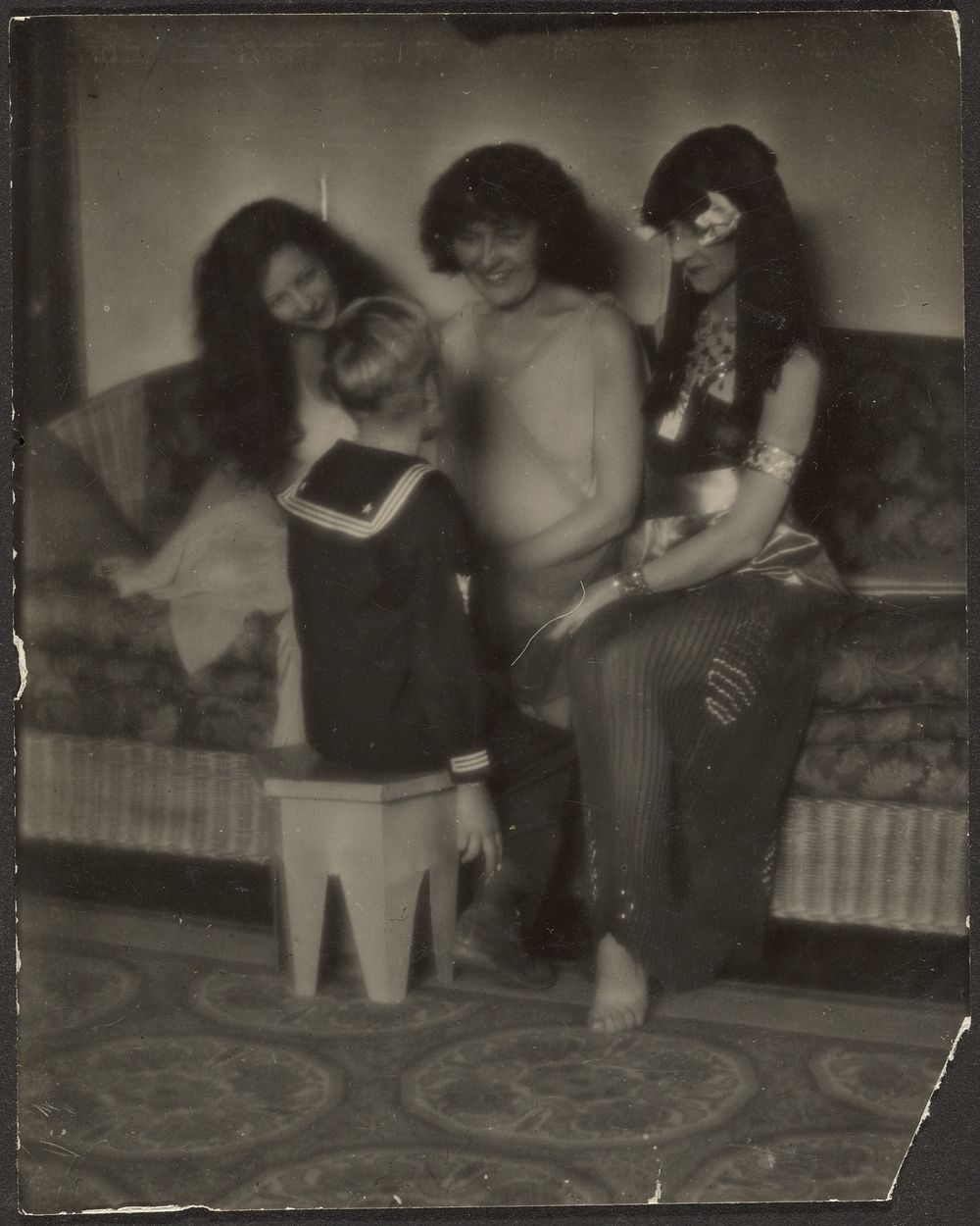 Florence and Friends with Her Son by Louis Fleckenstein
