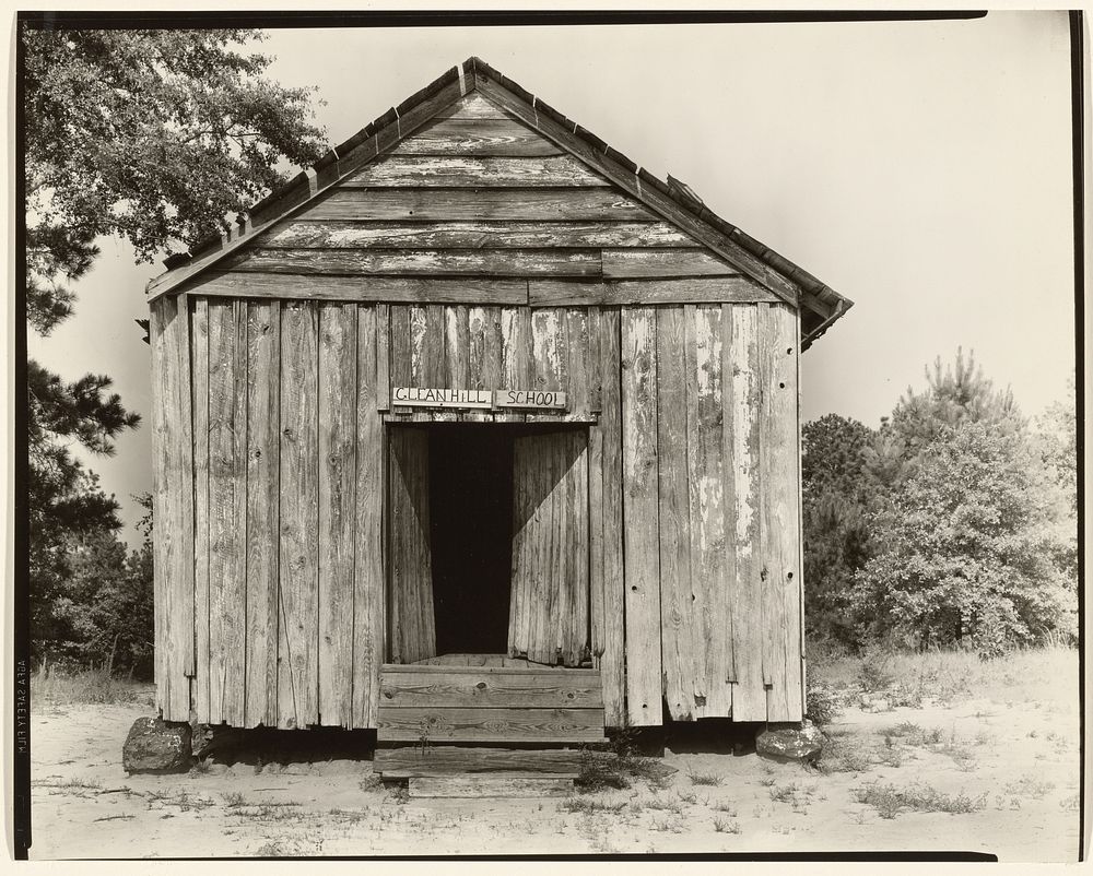Gleanhill School House, Hale County, Alabama by Walker Evans
