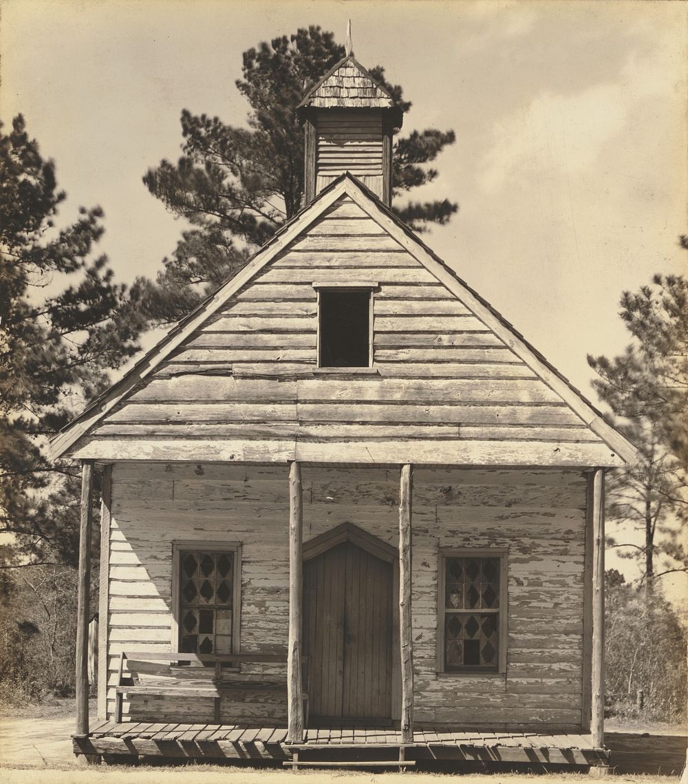 Wooden Church, South Carolina by Walker Evans