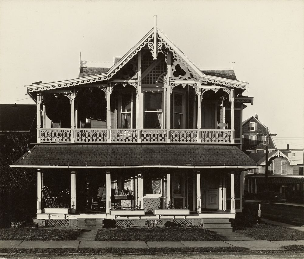 Jigsaw House at Ocean City, New Jersey by Walker Evans