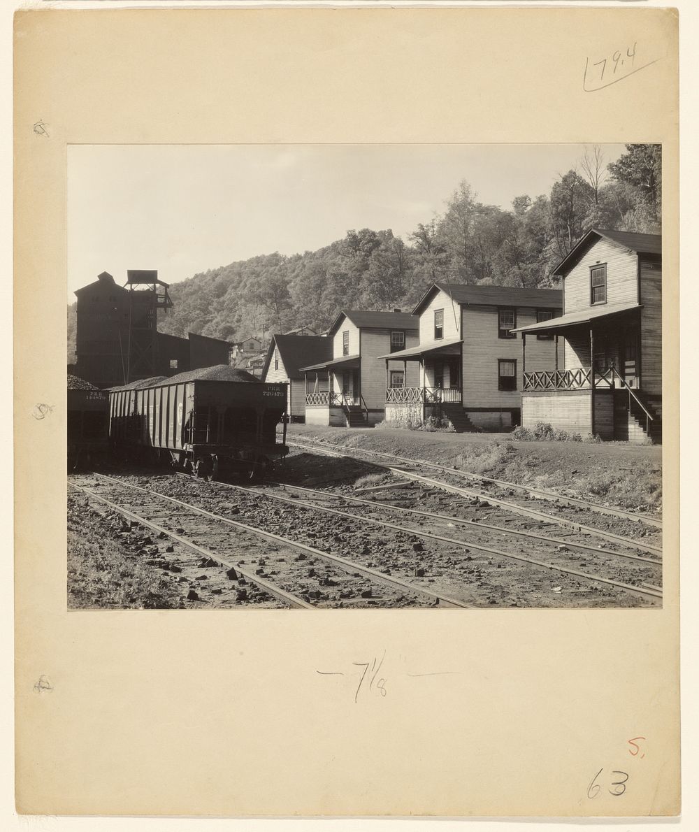 Company Houses, Scott's Run, West Virginia / Company Houses for Miners, Osage, West Virginia by Walker Evans